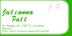 julianna pall business card